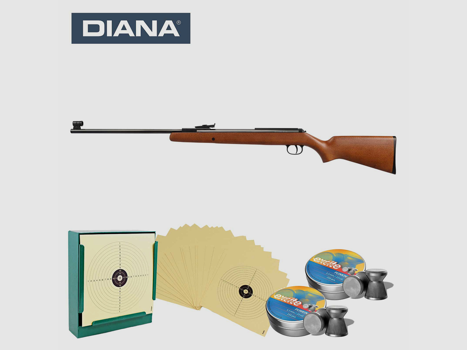 SET Diana Knicklauf Luftgewehr 34 Premium Kaliber 5,5 mm Diabolo (P18)