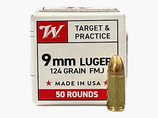 Winchester Ammunition 9x19 8 g/124 gr FMJ