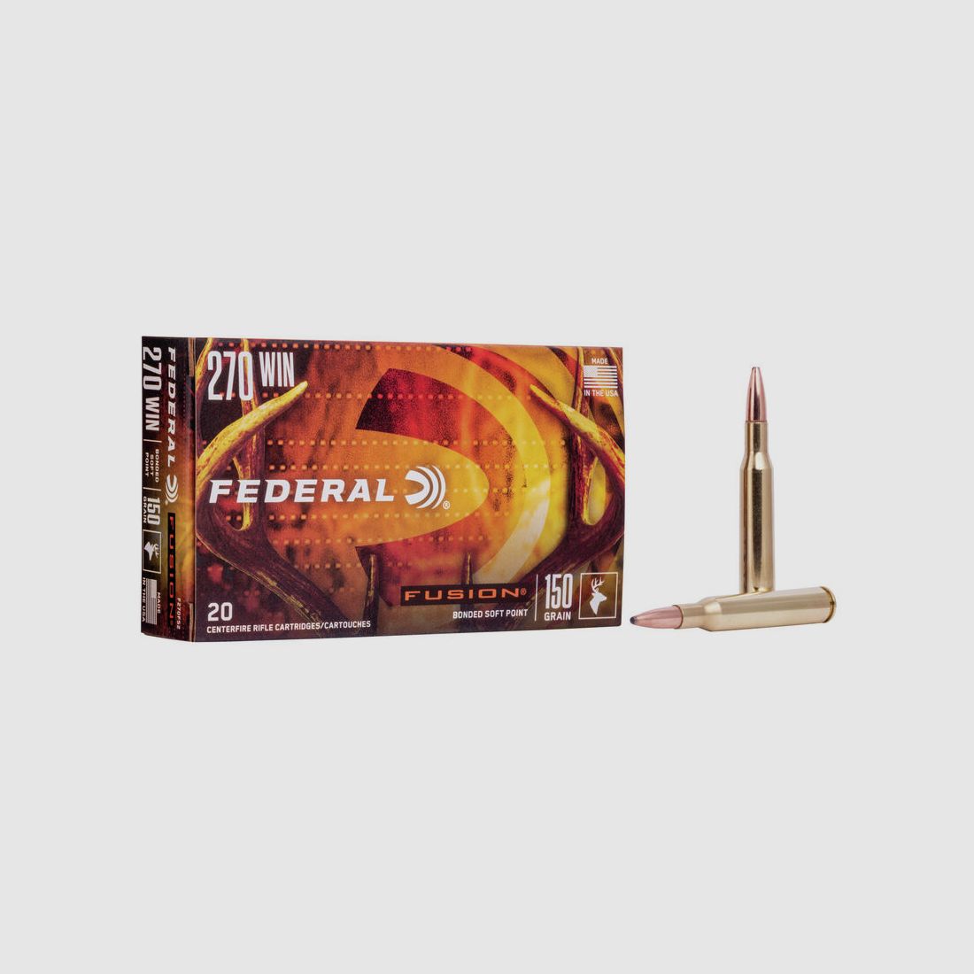 Federal Fusion .270 Win. 150GR SP 20 cartouches