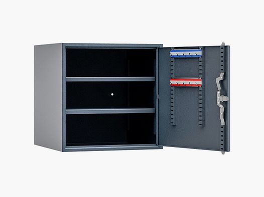 ISS Saarbrücken-Burbach ammunition cabinet – 37x37x35 cm (Color graphite gray, door right-hinged)