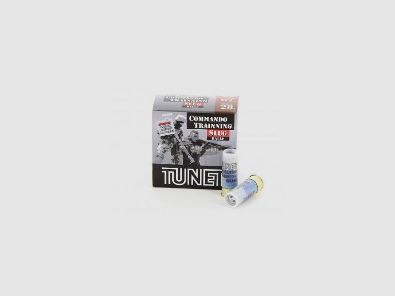 Cartouches TUNET Commando Training Slug cal. 12/67 x25