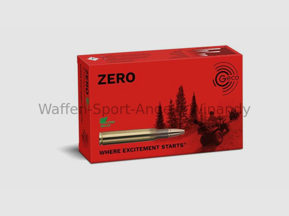 GECO	 7x64 ZERO 8,2/127 bleifreie Jagdpatronen 20er