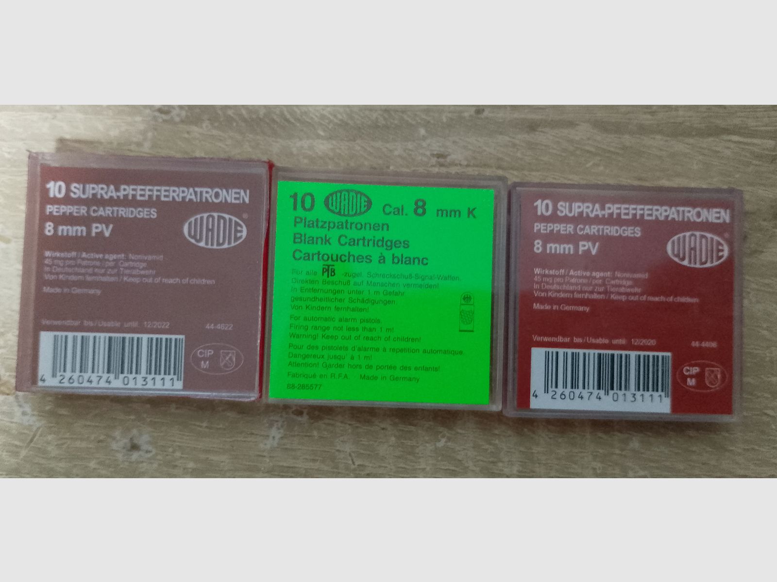 Knall/ Gaspatronen im Kal. 8 mm Knall