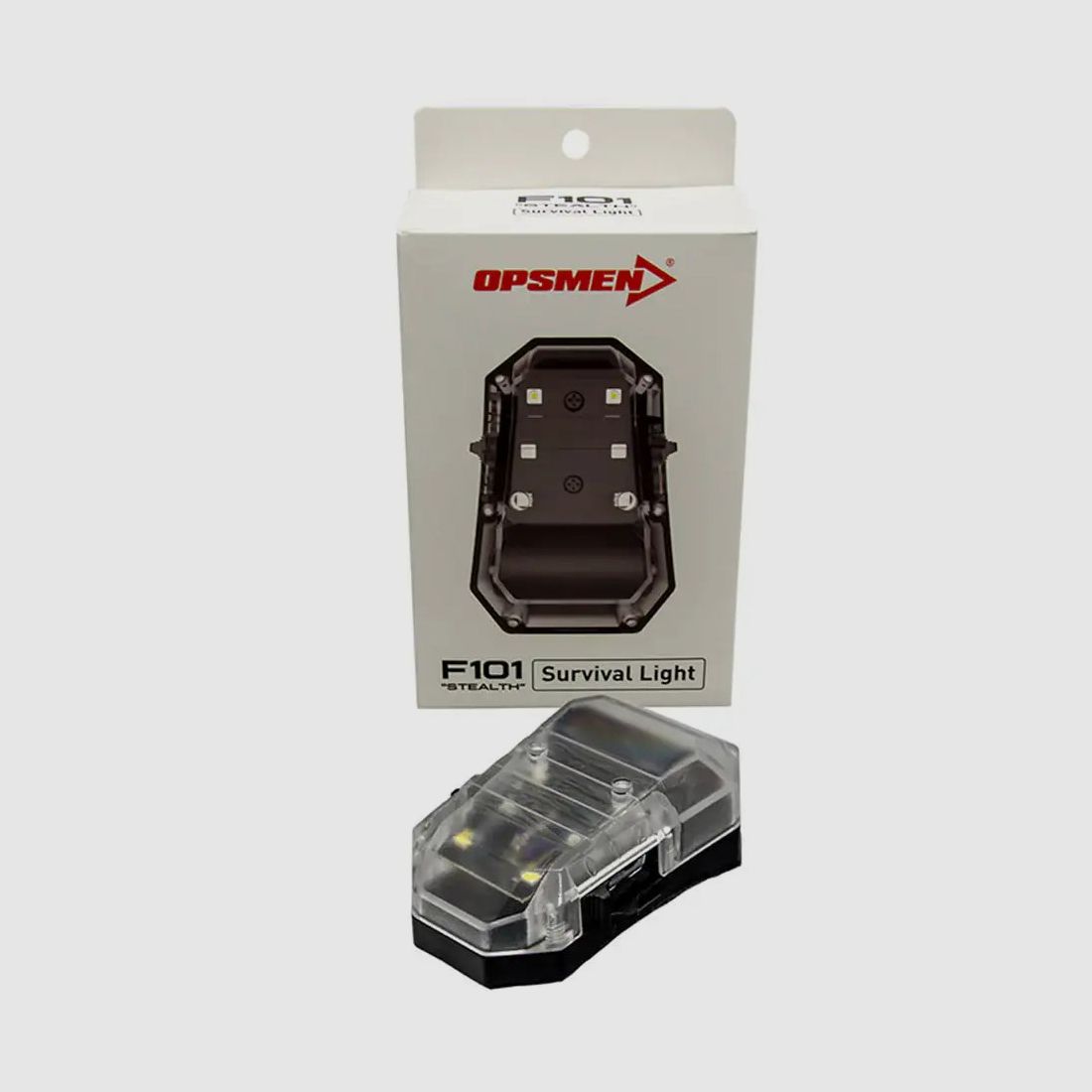 EARMOR EARMOR Lampa na hełm F101 - Czarny