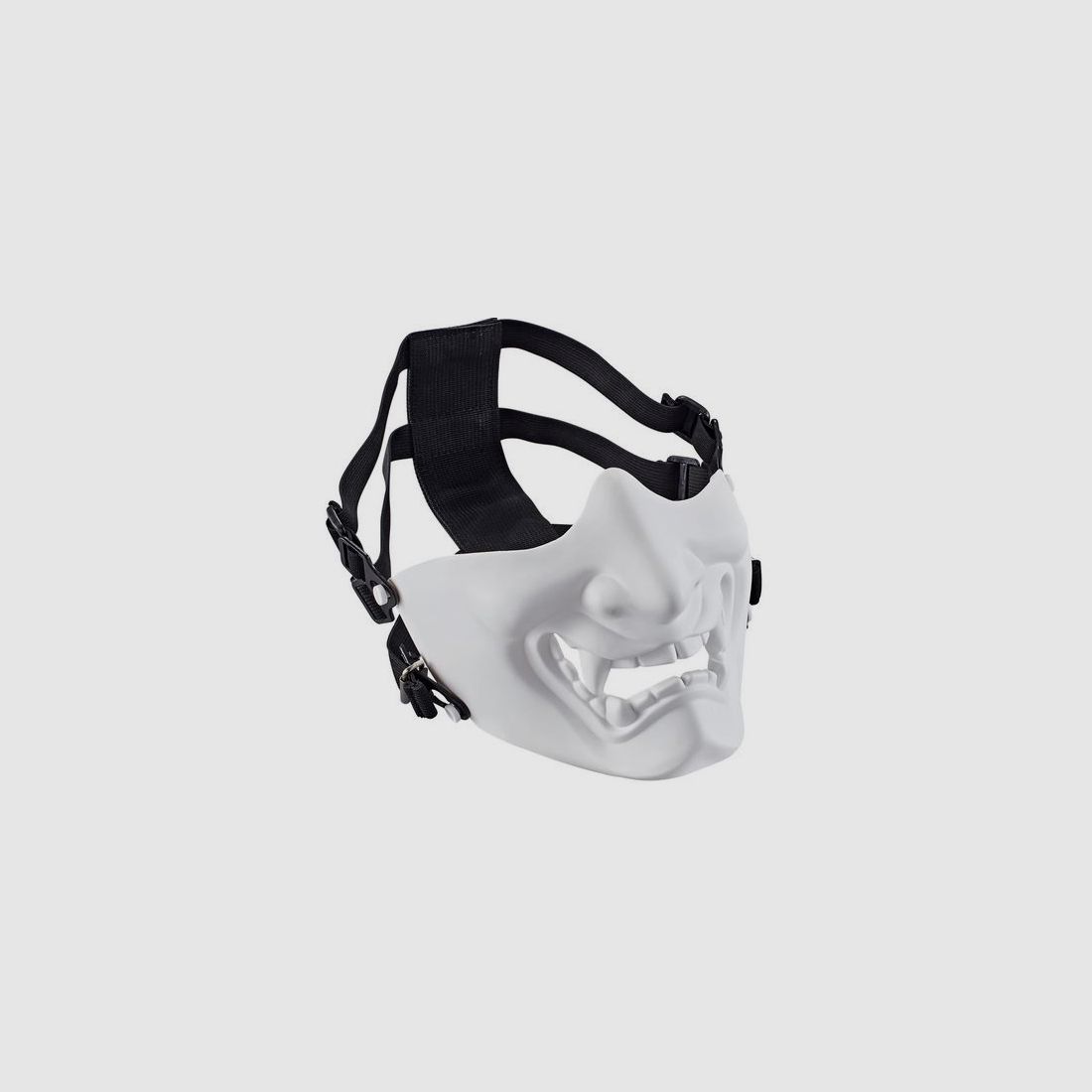 Samurai Mask (nicht sicher/ohne Gitter) (Weiß)
