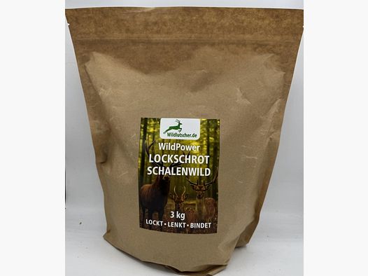 Wildlutscher Lockschrot WildPower Schalenwild