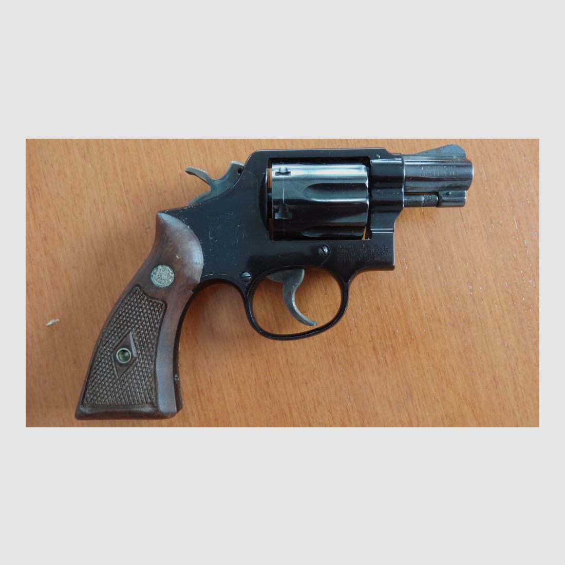 REVOLVER: SMITH & WESSON MODEL REVOLVER: SMITH & WESSON MODEL 12-1 AIRWEIGHT CAL. 38 SPECIAL., Bild 2 von 4