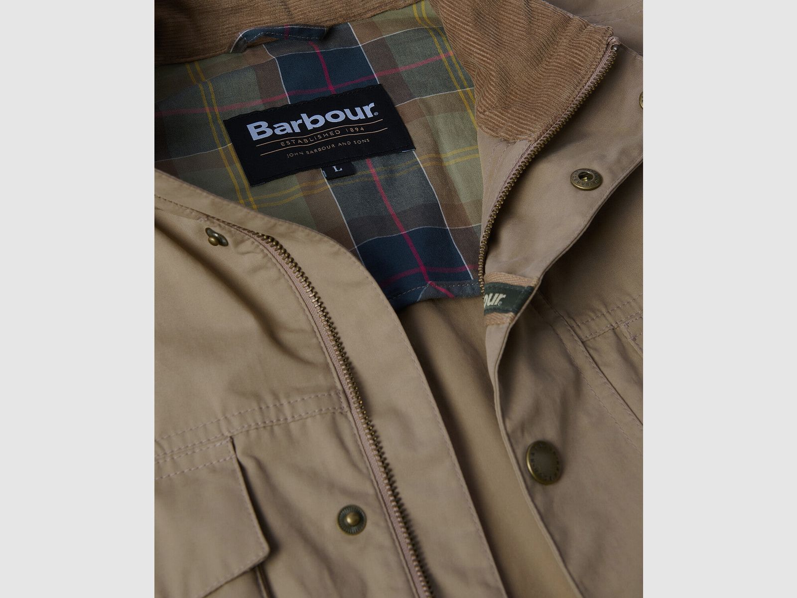 Barbour Herren Jacke Sanderling Casual Military