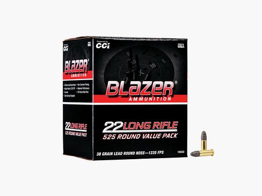 .22LR CCI BLAZER 38gr bulk 525 cartridges