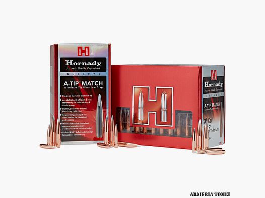 HORNADY – GESCHOSSE A-TIP MATCH 6.5MM (.264″) 153GR (100 STK)