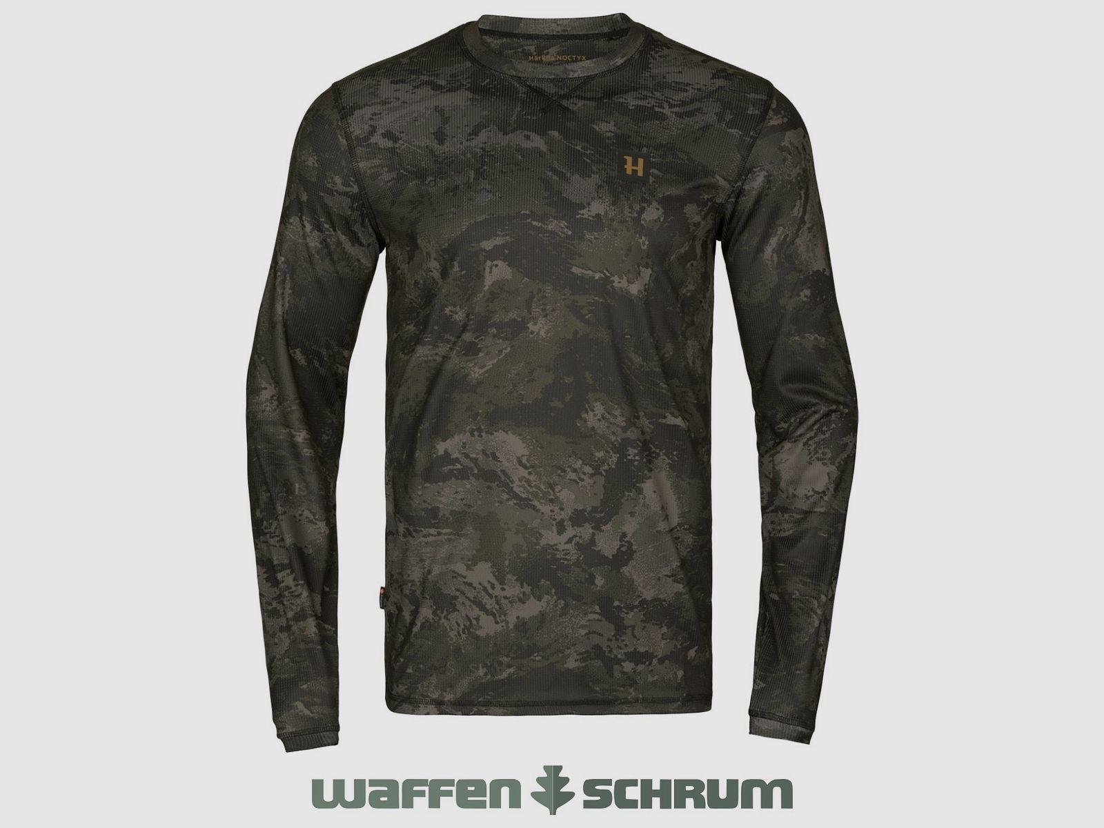 Härkila Langarmshirt Noctyx Camo AXIS MSP® Zwart