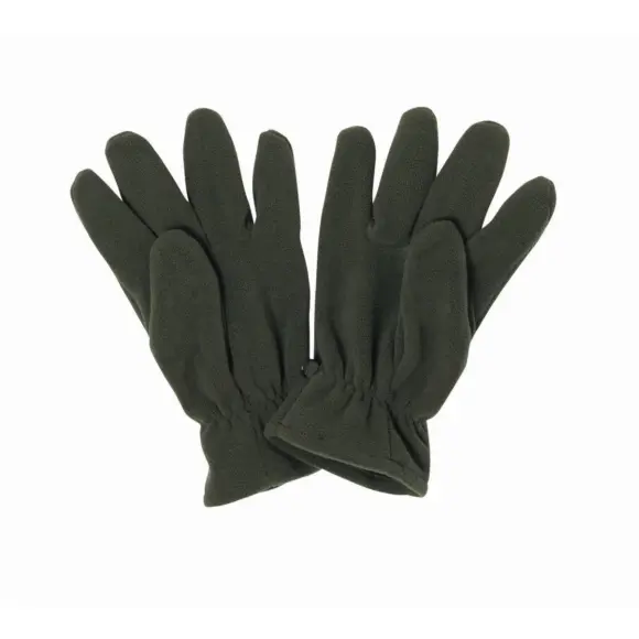 Effen Fleece Handschoenen Khaki Percussion