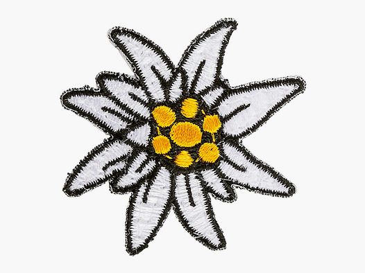 Café Viereck Patch Edelweiß