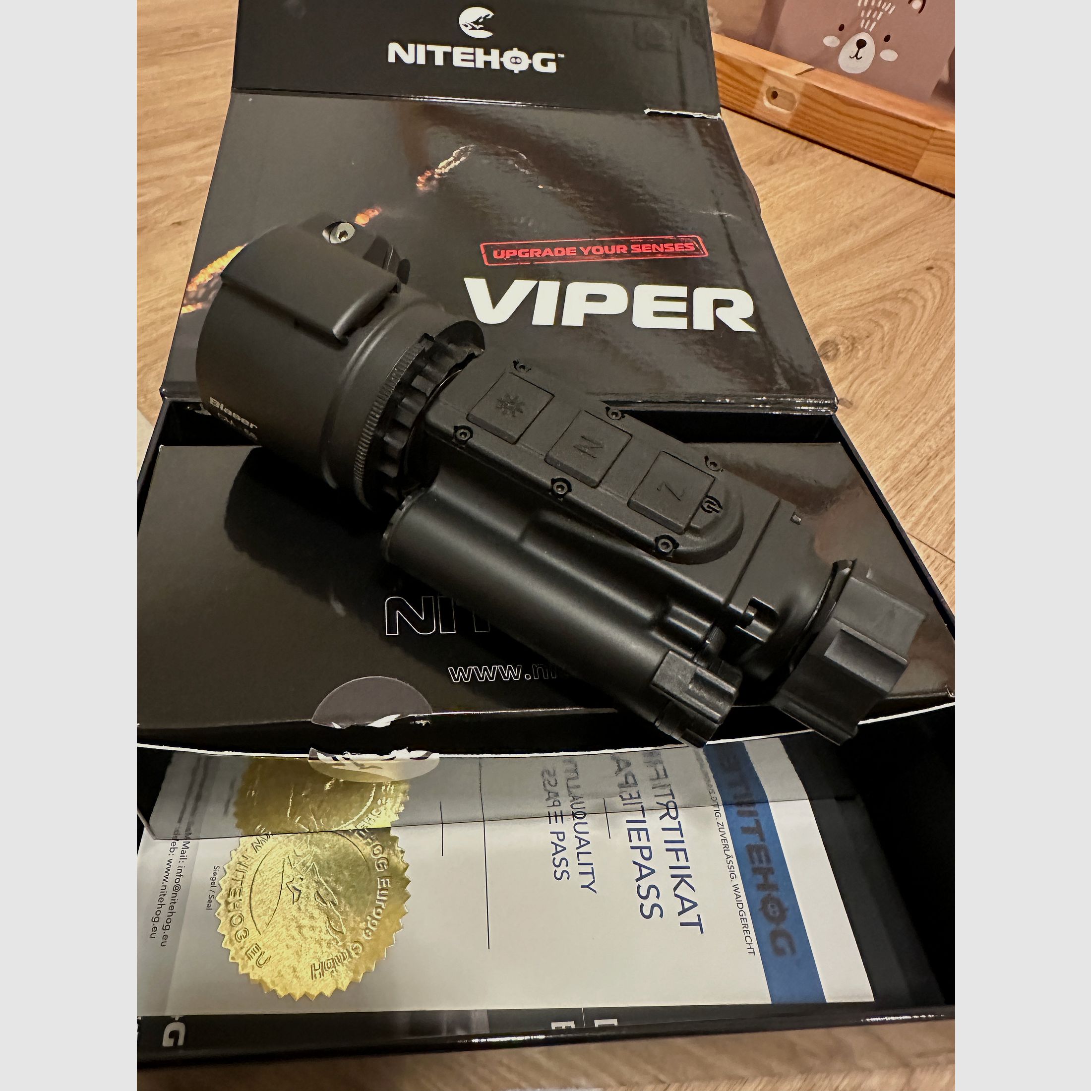 Nitehog Viper Vorsatzgerät mit Blaser CM56 Adapter - wie neu