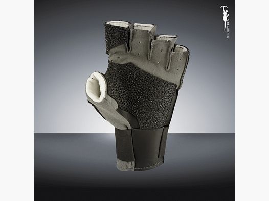 Gant de tir Simetra noir/gris gauche sans doigts