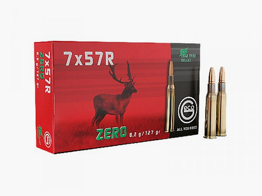 Patronen 7X57 R GECO ZERO 8,2 gr.