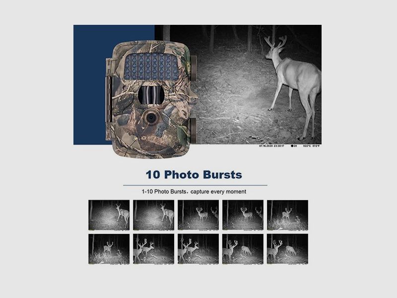 Select 30 Wildkamera / Überwachungskamera Uovision Mini 30MP No-Glow Wildkamera, Bild 13 von 16