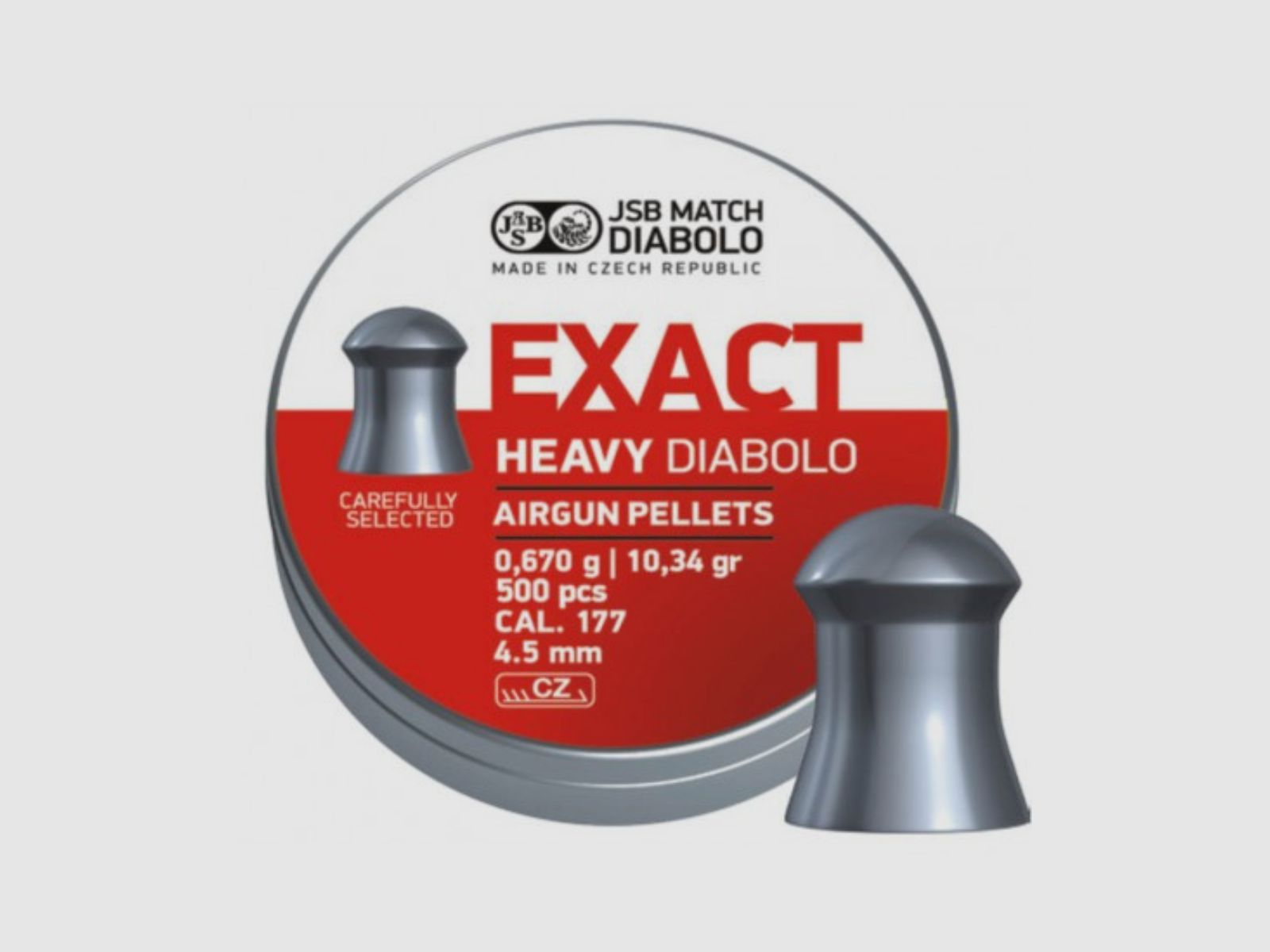 Diabolos 4,5 mm Jsb Exact Heavy 500 Stk.