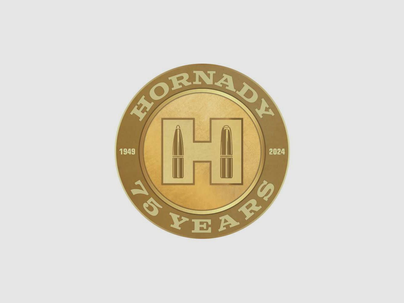 Hornady "75 Anniversary" - Insegna in Metallo
