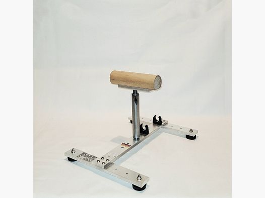KGF-Auflagestativ - Auflageständer Alu HT-1000-Basic18 mit Buchenholz-Auflage 5x18cm, klappbar