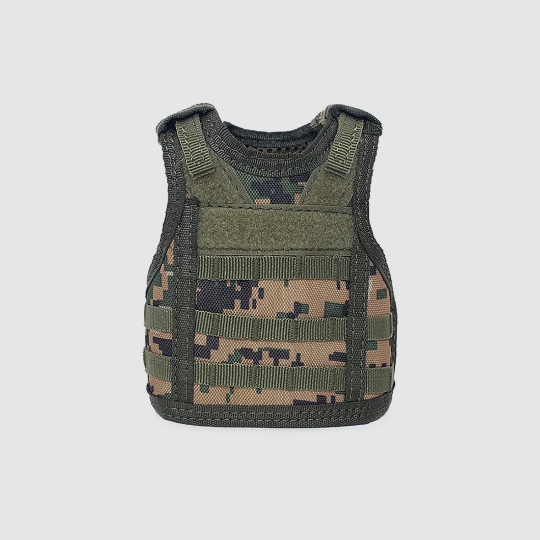 Mini protective vest for beer bottle / wine bottle / thermos bottle - Digital Woodland