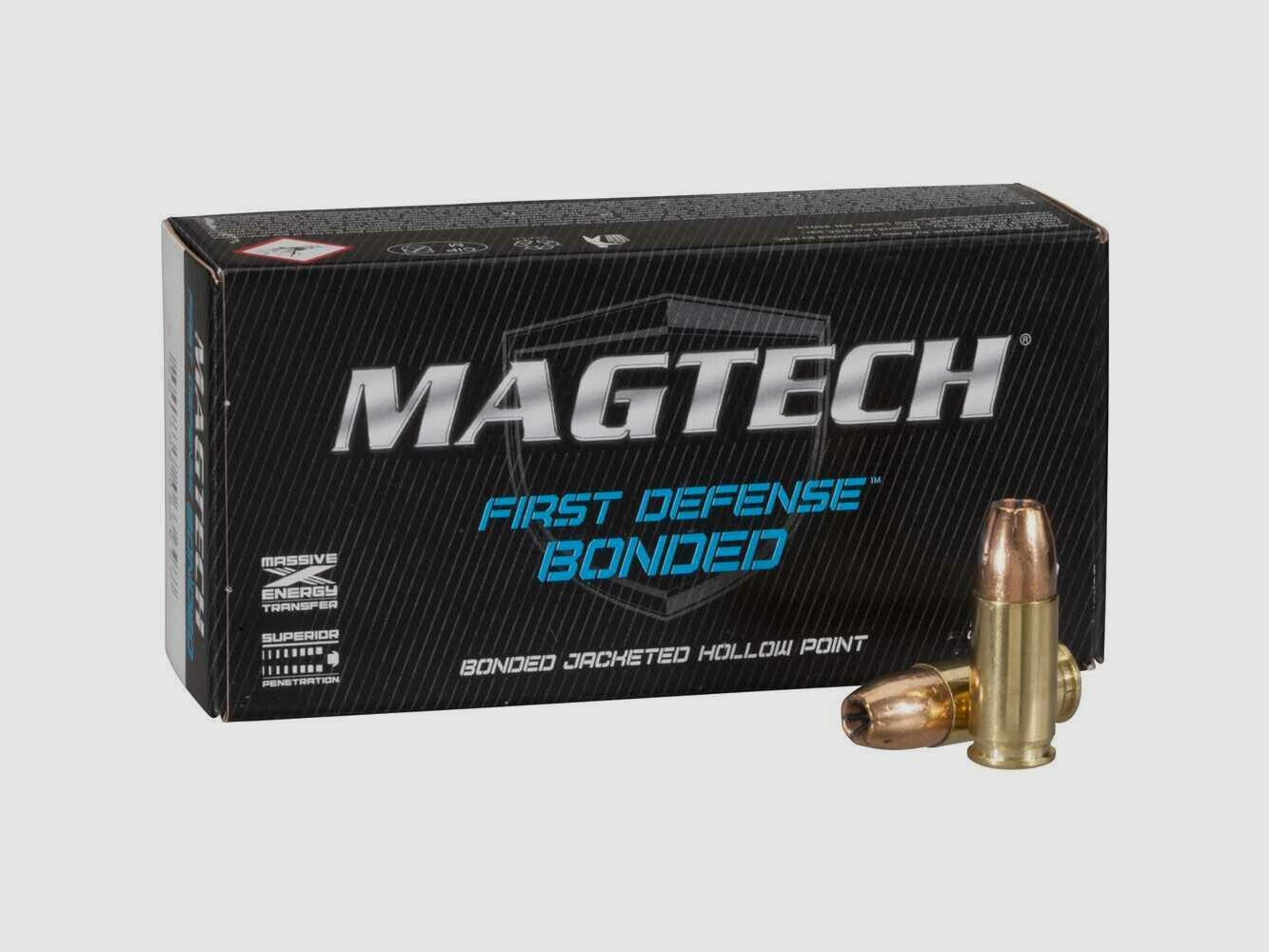 Magtech JHP 147 grs. 50Stk - First Defense Bonded