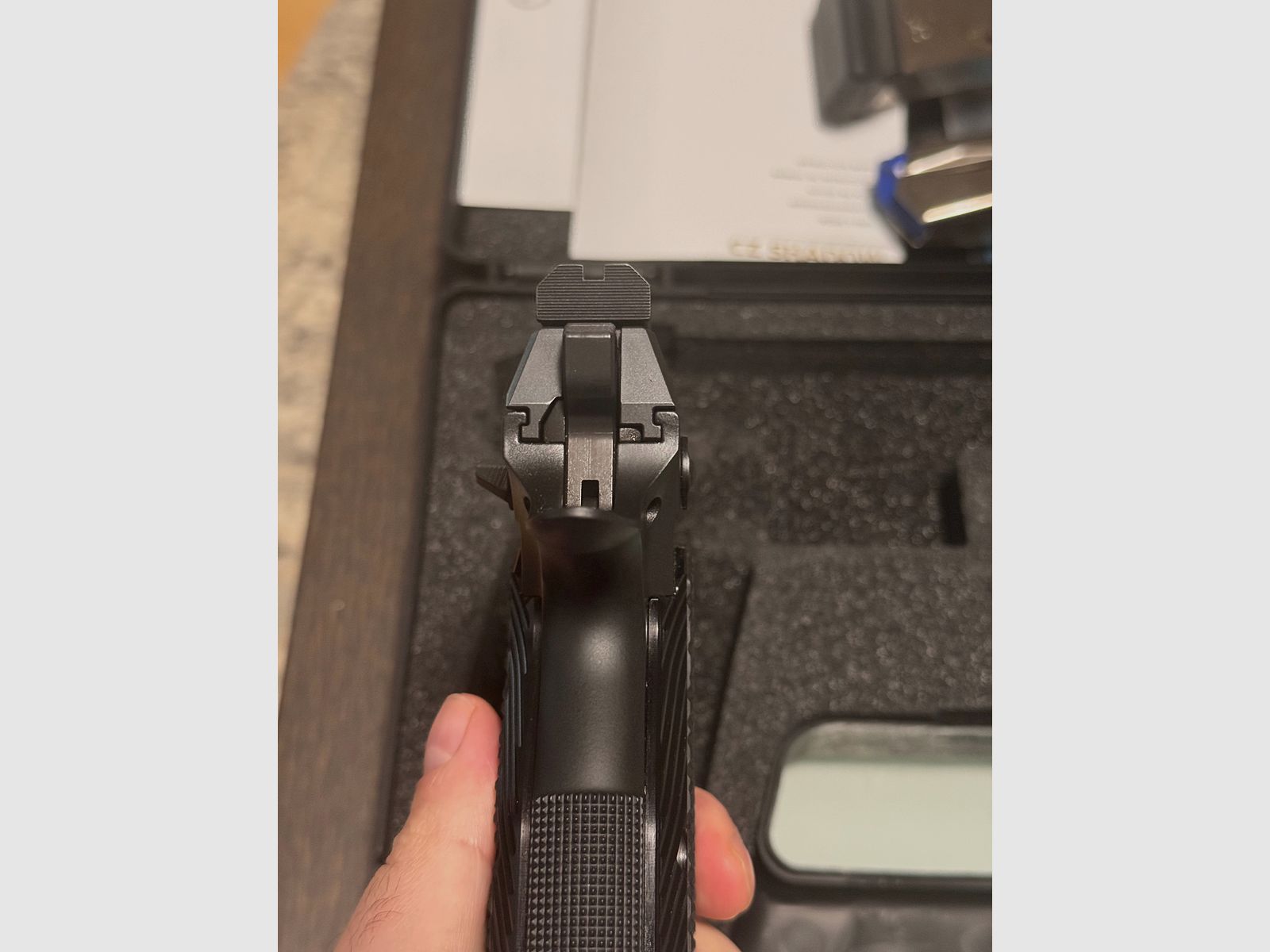 CZ Shadow 2 SA 9mm Luger gepflegt.