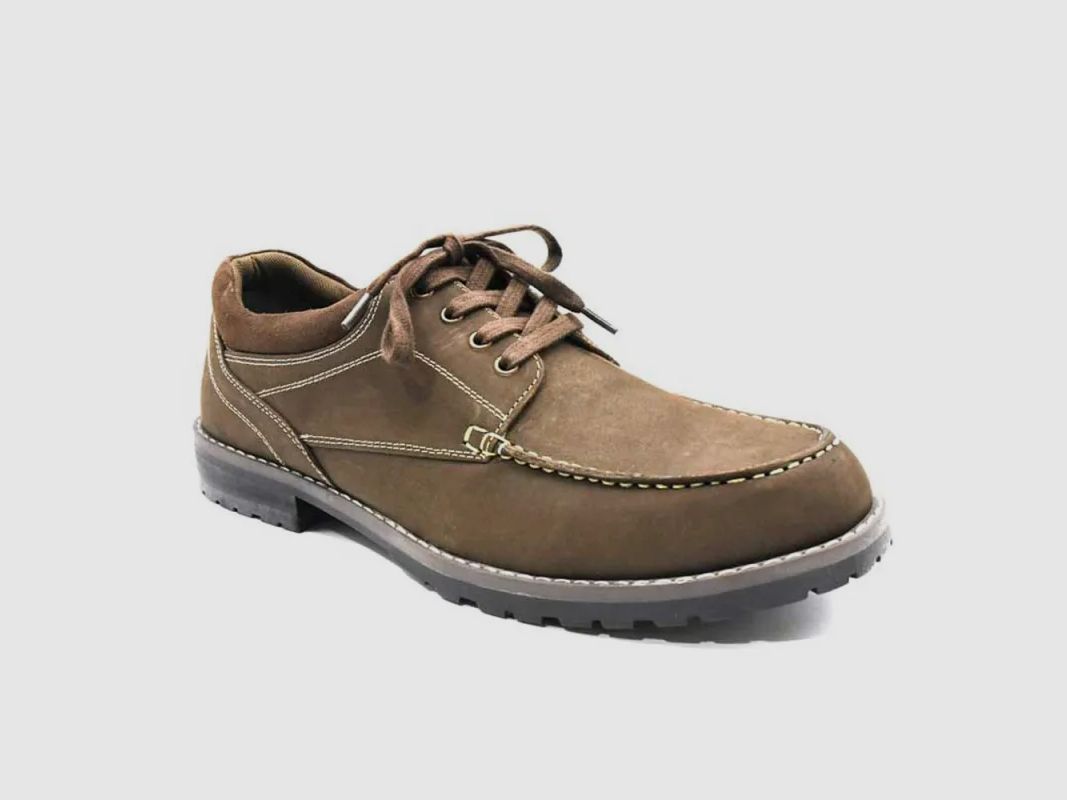 Derby-Schuhe aus braunem Rindsleder 39 bis 46, Bild 2 von 10