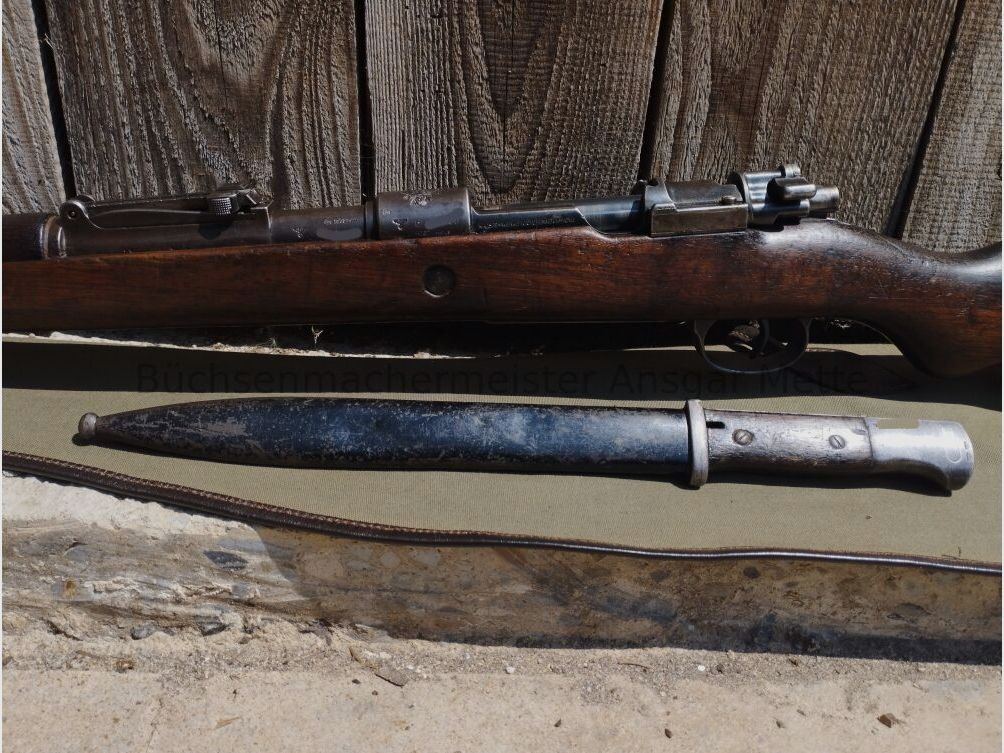 Mauser Mod 98 Portugal 1937 matching number including bayonet! 98 Portugal 1937