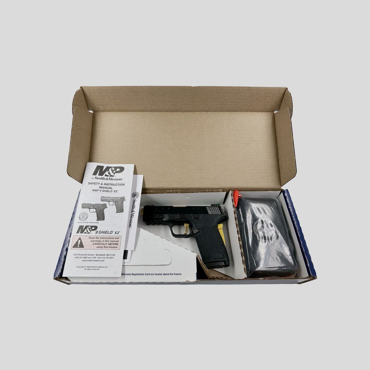 Smith&Wesson – M&P9 Shield EZ Prtd Gold [9mm Para], Bild 3 von 3