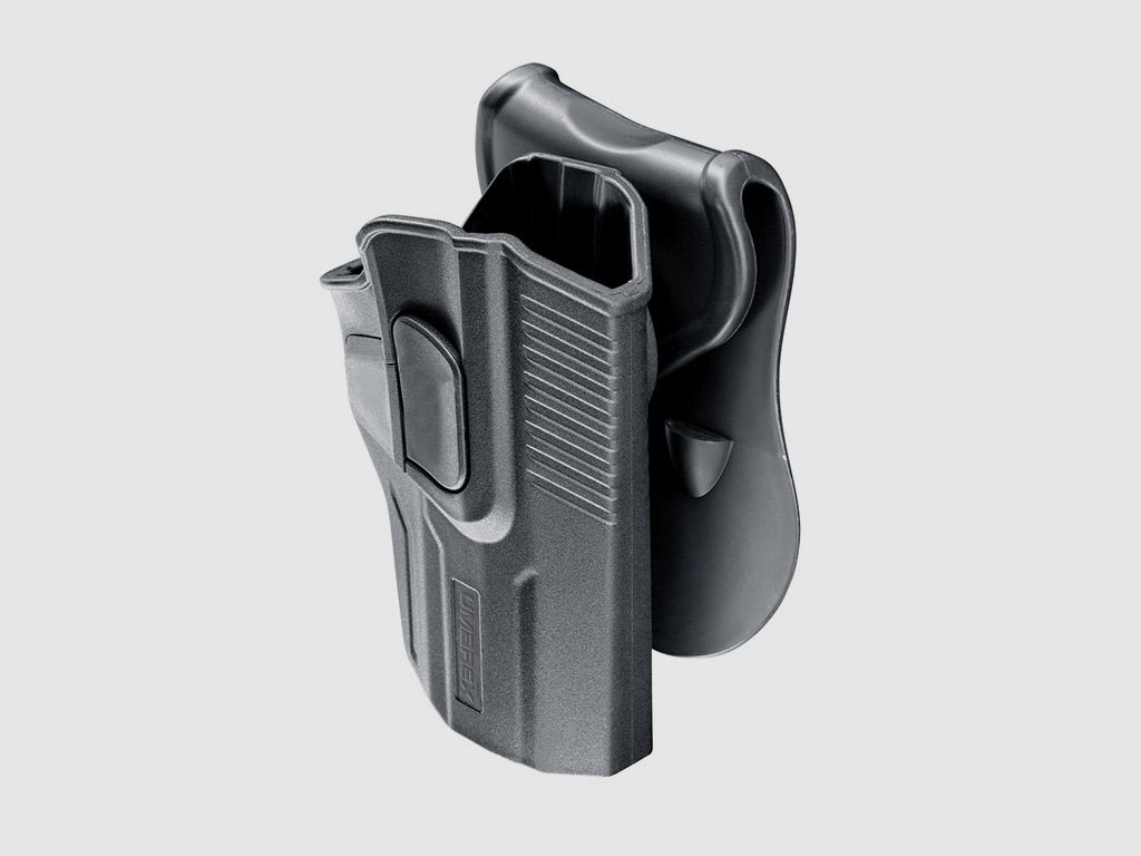 Schnellziehholster Paddel Holster GĂĽrtelholster Umarex fĂĽr Heckler&Koch USP RG 96 P8 Kunststoff schwarz
