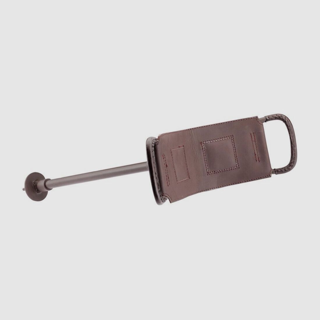 Sitzstock Aluminium verstellbar mit Lederpolster T 60-90 cm, Bild 4 von 4