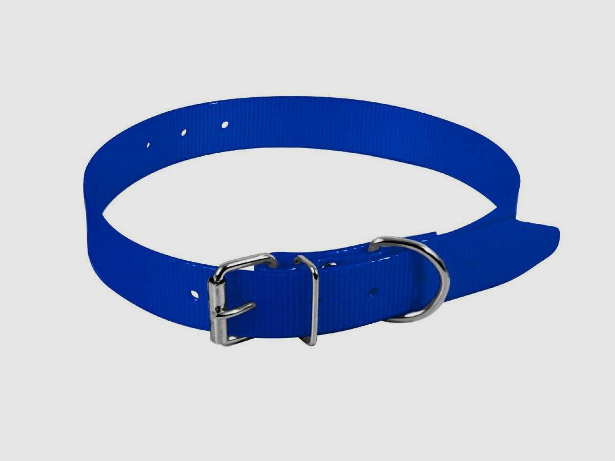 Halsband ECO POLYURETHAN 650X25MM BLAU