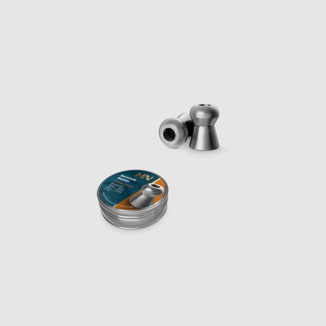 H&N – DIABOLO BARACUDA HUNTER Luftgewehrgeschosse, Bild 1 von 3