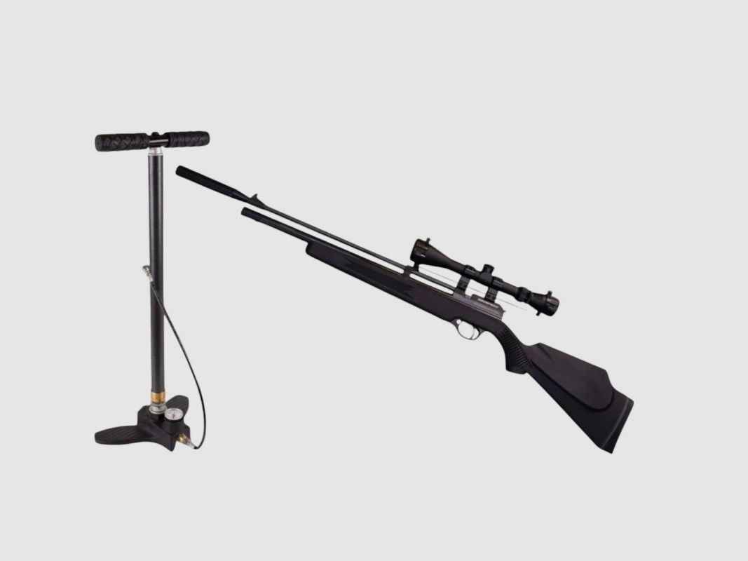 CARABINA SNOWPEAK PR900 KAL. 5,5 KIT ZIELFERNROHR + PUMPEN PCP