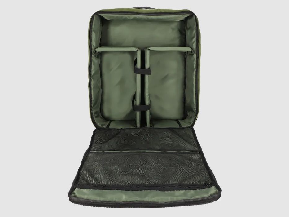 Multifunktions-Rucksack / Armbrust - Transporttasche - ca. 80 Liter - Oliv/Schwarz