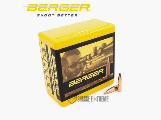 100 Projectielen BERGER Kal 6mm 90gr BT Target