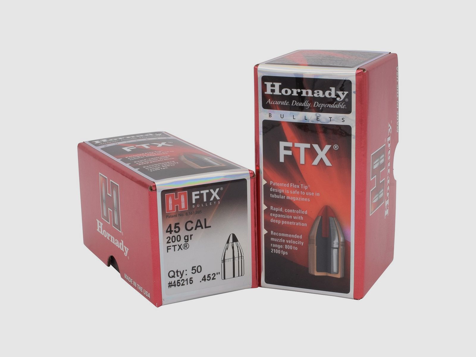 Hornady BULLETS .45/.452 200GR FTX (460 S&W MAG) – 50 pcs.