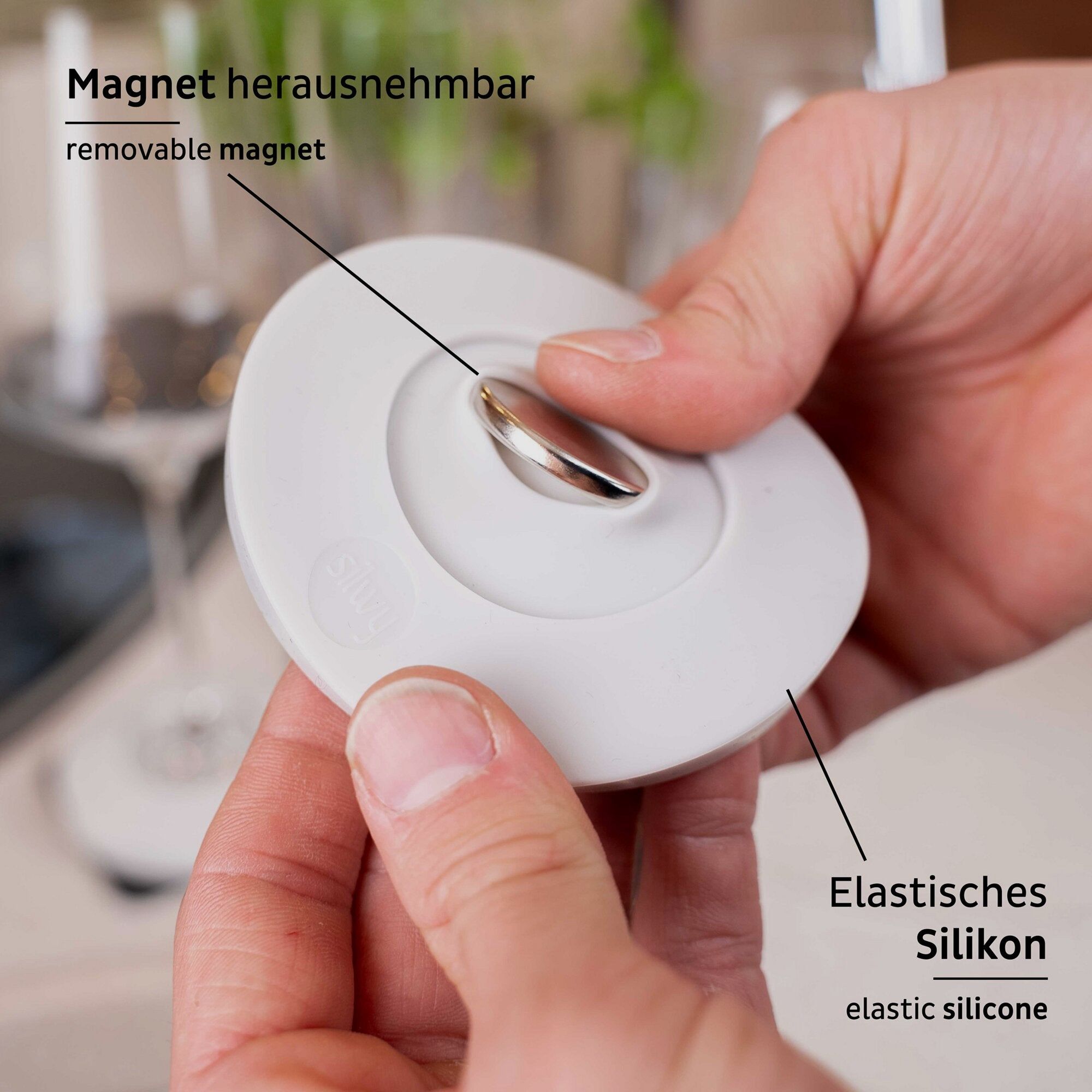 Copertura magnetica per bicchieri a stelo, 1, immagine 4 di 11
