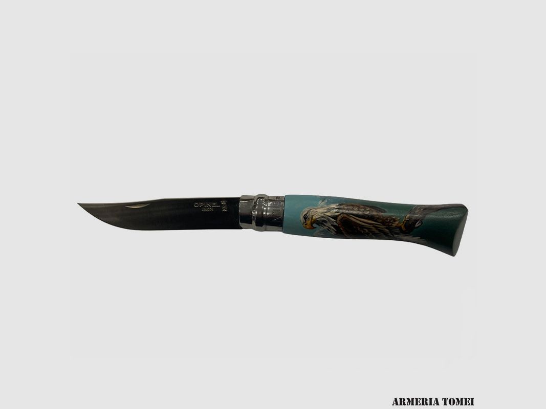 MESSER – OPINEL – N.9 INOX AQUILA DIPINTA HANDGEFERTIGT, Bild 1 von 2