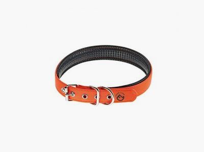 Collier pour chien confort orange signal