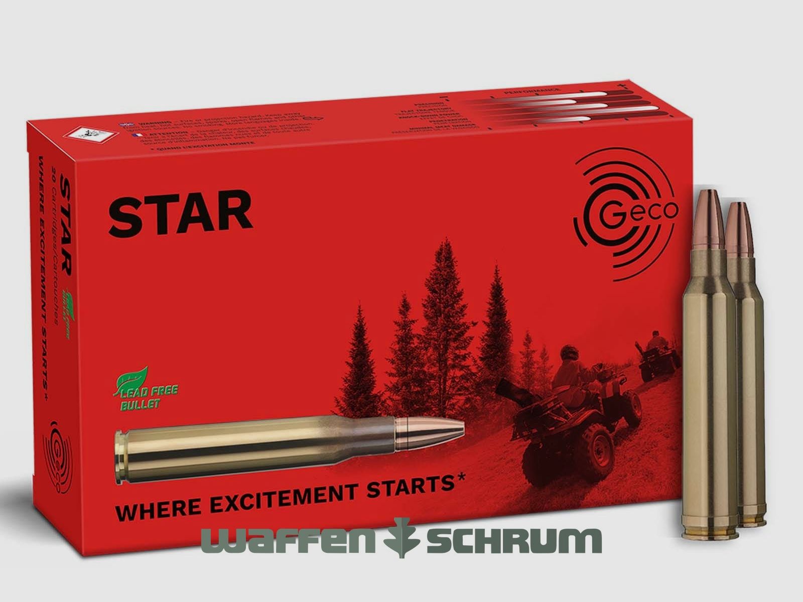 Geco 6,5mmCreedmoor Star 7,8g - 120gr
