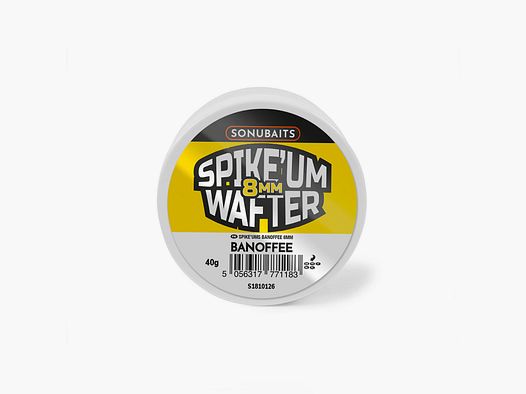 SONUBAITS – SPIKE’UM WAFTER 8MM 40g | Banoffee