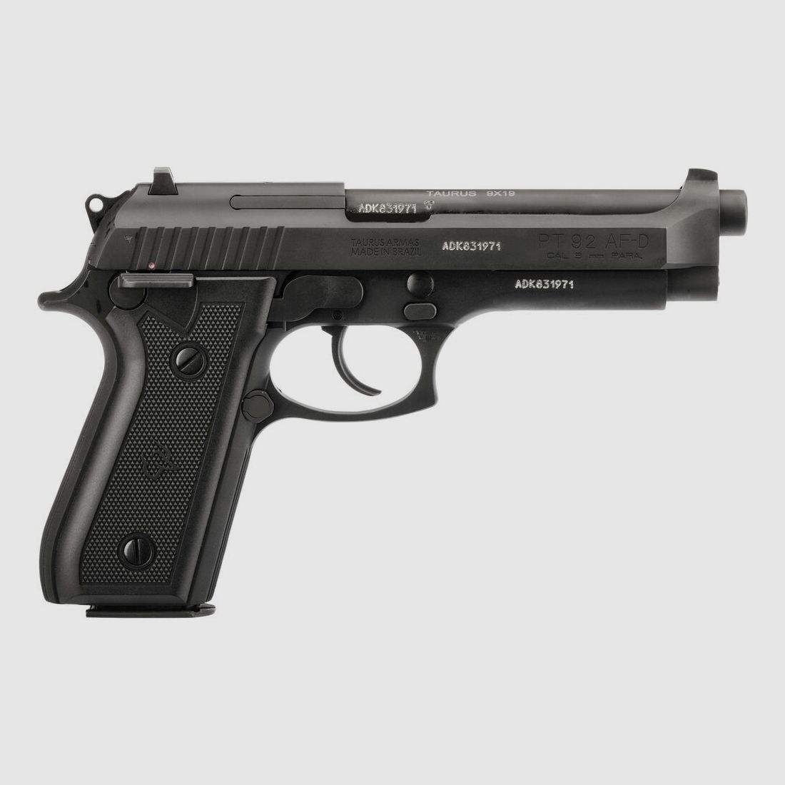 Taurus	 PT 92  B17 Rail, brüniert, 17 Schuss Pistole