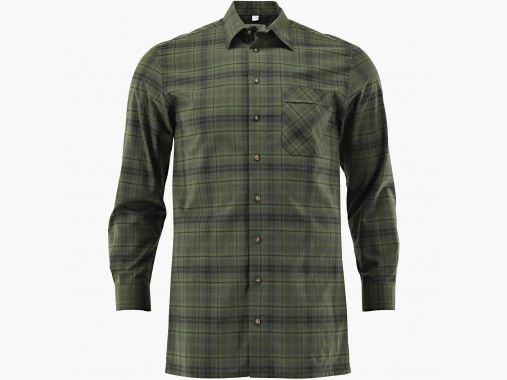 OS Trachten Herren Hemd (oliv) | 39/40