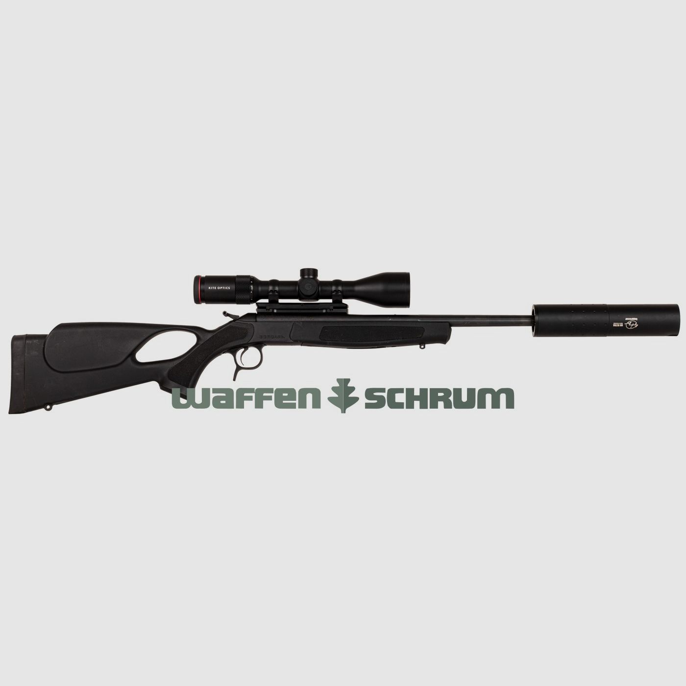 Bergara BA 13 TD .308Win , Tasche, ZF Kite B6 2-12x50i Abs. 4A-I, Dentler Montage, SD S.I.W. Suppressor OB ULTRA, Gewinde: 5/8-24 UNEF, LL:51cm