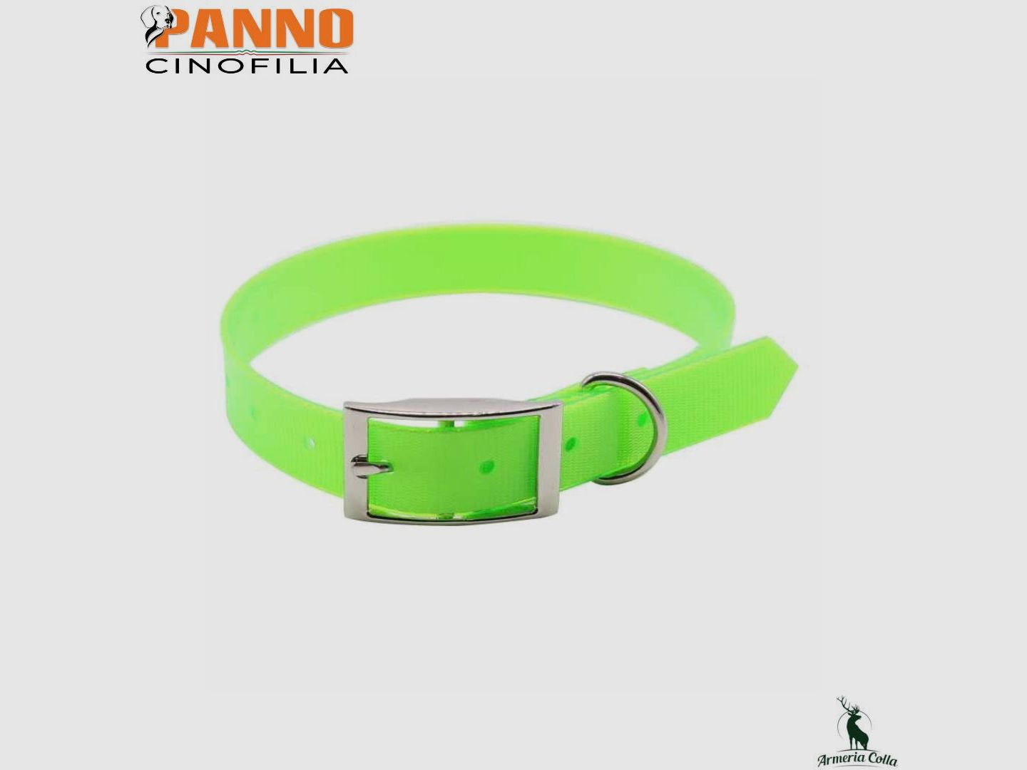 Hundeführer Tuch Halsband hohe Sichtbarkeit Grün Gr. 55×2.5cm