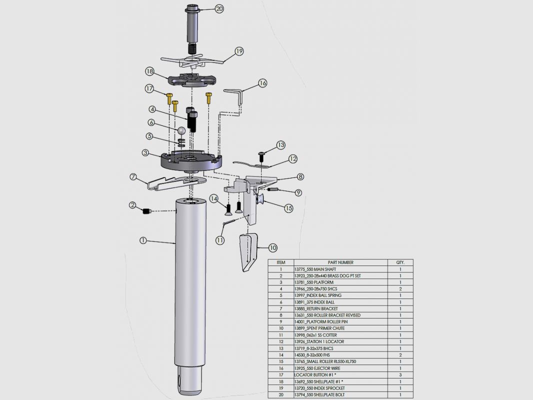 550 Roller Halterung Montage, Bild 2 von 2