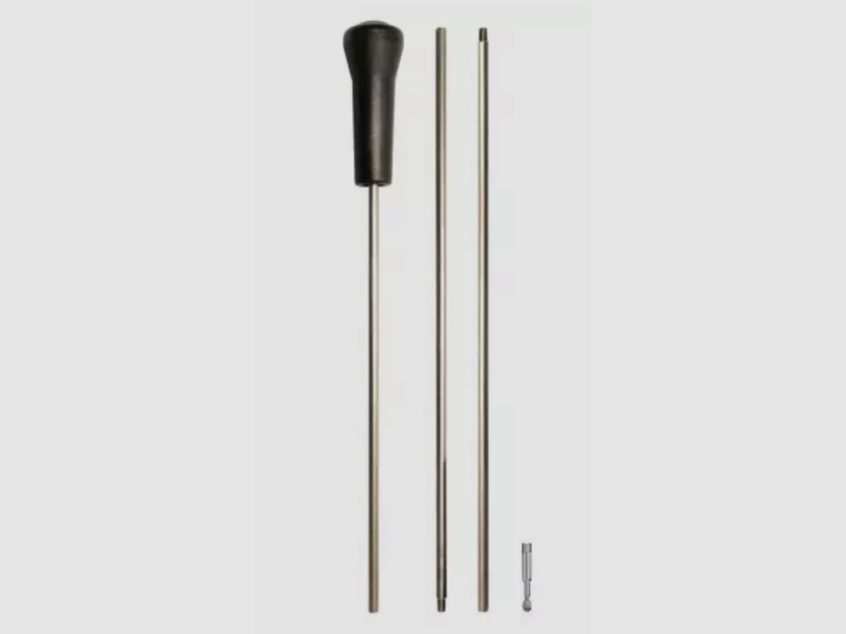 VFG 361315 Edelstahl Langwaffen Putzstock Power-Line für Kaliber 6,5mm - .50 3-teilig