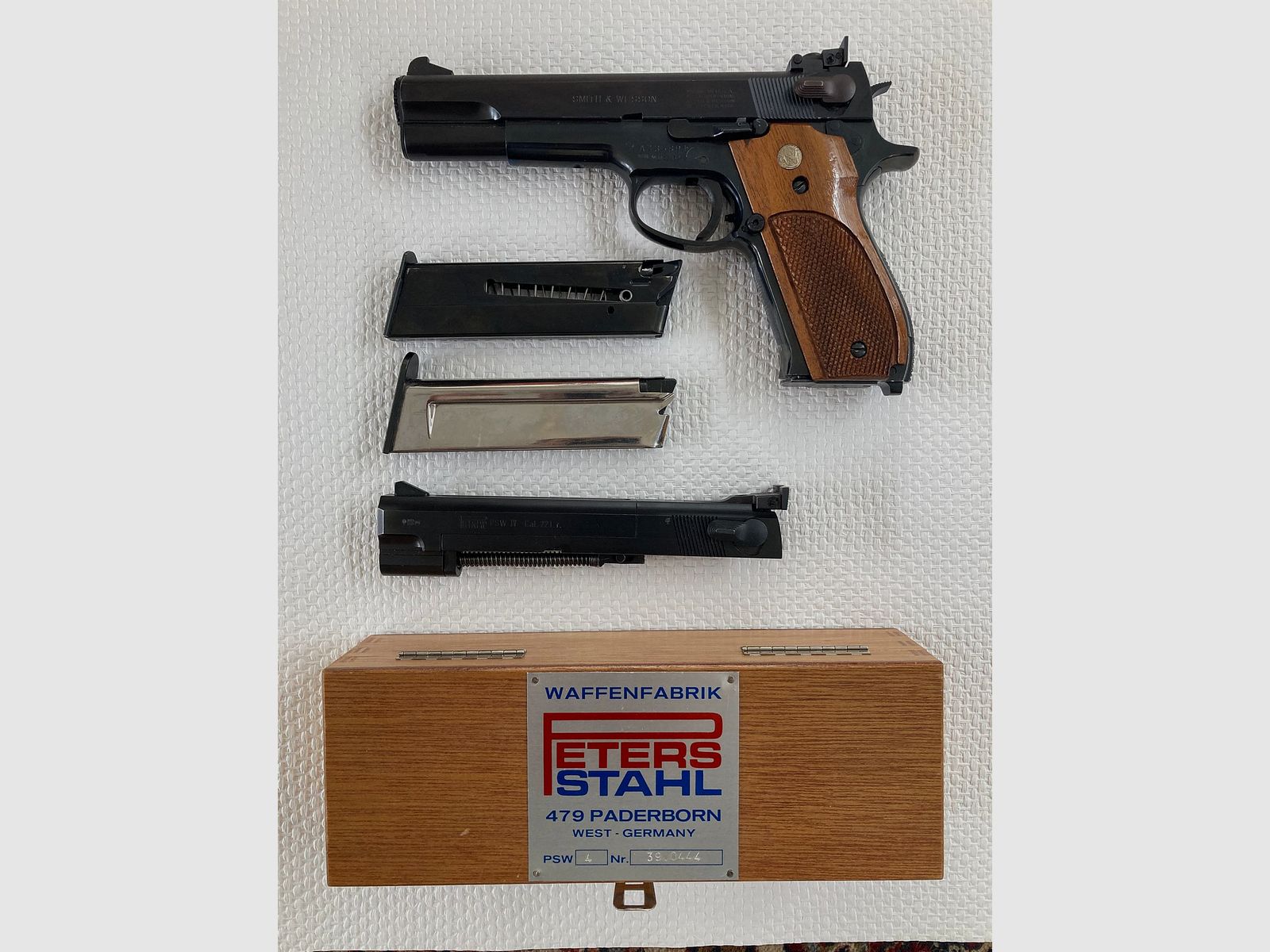 Smith & Wesson M52 inkl. Wechselsystem Peters Stahl .22 l.r. – Komplettset